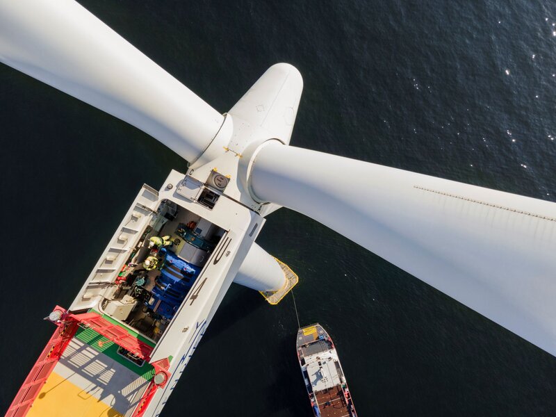 Blick ins Offshore-Maschinenhaus